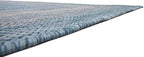 Unique Loom Outdoor Border Collection Area Rug - Soft Border (6' 1" x 9' Rectangle, Aquamarine/ Ivory)