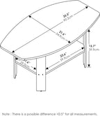 Furinno Simple Design, Coffee Table, White
