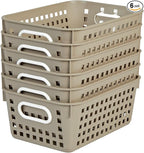 Really Good Stuff Medium Basket - Set of 6 -Tan