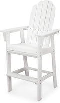 POLYWOOD® Vineyard Bar Chair, White
