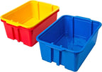 Really Good Stuff - Classroom Stacking Bins - Set of 6-14"L x 10"W x 5.75"H