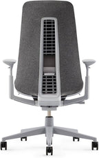 Haworth Fern Ergonomic Office Chair – Stylish and Innovative Desk Chair with Digital Knit Finish - with Lumbar Support (Heathered Grey)