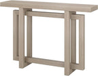 Henn&Hart 44'' Wooden Rectangular Console Table Entryway Table, Sofa Table for Entryway, Living Room, Couch, Hallway, or Office, Alder White
