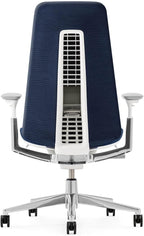 Haworth Fern Ergonomic Office Chair – Stylish and Innovative Desk Chair with Digital Knit Finish - with Lumbar Support (Deep Sea)