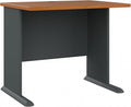 Bush Furniture BSHWC57436 Series A Collection 36W Desk Natural Cherry