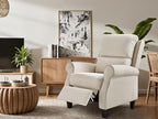 Oversized Recliner Chair for Living Room, Modern Reclining Sofa Home Theater Seating with Upholstered Push Back, Mid-Century Reclining Armchair with Lumbar Support, Bedroom, Reading Nook, Office
