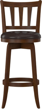 Hillsdale Presque Isle Swivel Stool, Bar Height, Cherry
