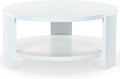 SAFAVIEH Couture Collection Liabella White Round Coffee Table
