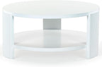 SAFAVIEH Couture Collection Liabella White Round Coffee Table