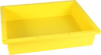 Ready For Tile Waterproof Leak Proof 16" x 20" Bathroom Recessed Shower Niche - Single Bathroom Shelf Organizer Storage For Shampoo & Toiletry Storage - Flush Mount Installation Yellow