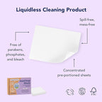 Brave Planet Foaming Hand Soap Refills – Eco-Friendly Lavender Scented Sheets that are Biodegradable - Just Add Water to Dissolve & Refill 3-5 Bottles or Use Individually for Travel or Camping 15 Ct
