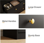 9 Drawer Dresser for Bedroom, 59" Wide Black Chest of Drawers, Wooden Dresser with 9 Drawers with Ample Storage, Modern Storage Organizer for Hallway,Nursery