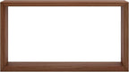 Henn&Hart 55'' Wooden Rectangular Console Table Entryway Table, Sofa Table with Wooden Shelf for Entryway, Living Room, Couch, Hallway, or Office, Satin Walnut
