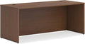 HON MOD Executive Desk 72-Inch Large Computer Desk Shell, Thick Wooden Laminate, Modern Table with Cord Management, 72" W x 30" D x 29" H, Walnut