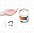 Pecksniff's Classic Gingerflower & Patchouli Scented Candle - Single Wick in Elegant Glass Vessel, 184g/6.49oz