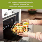 ZWILLING Fresh & Save Glass Vacuum Gratin Dish, Airtight Food Storage Container