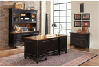Martin Furniture Hartford Lateral File Cabinet, Brown - Fully Assembled