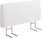 4.7" Upholstered Headboard for Full Size Bed, Height Adjustable and Ergonomic Headboard, Easy Assemble, Sturdy and Durable, Teddy Velvet, Beige