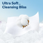 Winner Soft Face Towels, 100% USDA Biobased Facial Towels, Unscented for Sensitive Skin, OEKO-TEX Certified Face Towelettes Disposable, Makeup Remover Dry Wipes, 300 Ct, Pack of 3