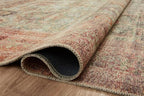 Loloi Amber Lewis Georgie Collection GER-03 Jade/Sunset 10'-0" x 14'-0", .19" Pile Height, Area Rug