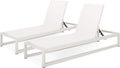 Christopher Knight Home Eudora Outdoor Chaise Lounge (Set of 2), White