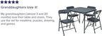 Flash Furniture Mindy Kids Navy 5 Piece Folding Table and Chair Set