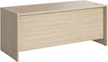 Bush Business Furniture Studio C 72W Computer Desk with Wire Management and Modesty Panel in Natural Elm, Professional Table for Home Office and Corporate Office