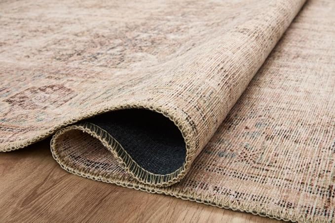 Loloi Amber Lewis Georgie Collection GER-02 Ocean/Sand 2'-6" x 12'-0", .19" Pile Height, Runner Rug