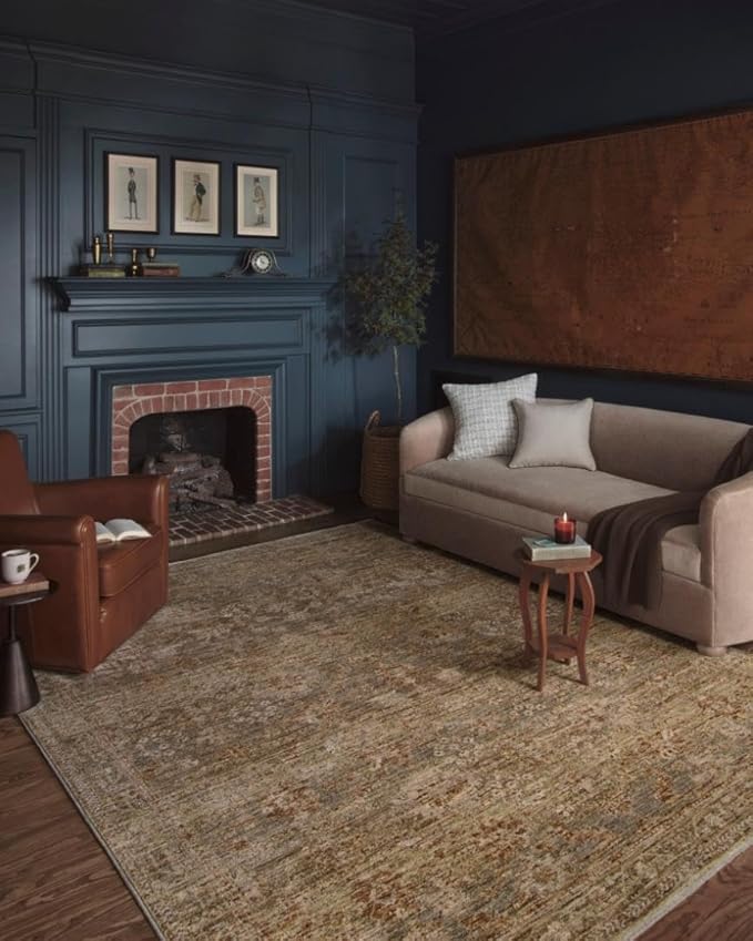 Loloi Magnolia Home by Joanna Gaines Junie Collection JUE-03 Spice/Multi 2'-7" x 10'-0", .38 Pile Height, Runner Rug