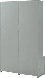 Crosley Furniture Harper 2-Piece Hall Tree Entryway Set with Storage Bench and Coat Rack Hooks for Hanging, Gray