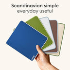 Vove Swedish Dishcloths 5-Pack, Essential Neutrals - FSC Certified Cellulose & Cotton, Oeko-TEX Standard 100, Reusable Washable Kitchen Cleaning Cloths, Eco Friendly Floral Design