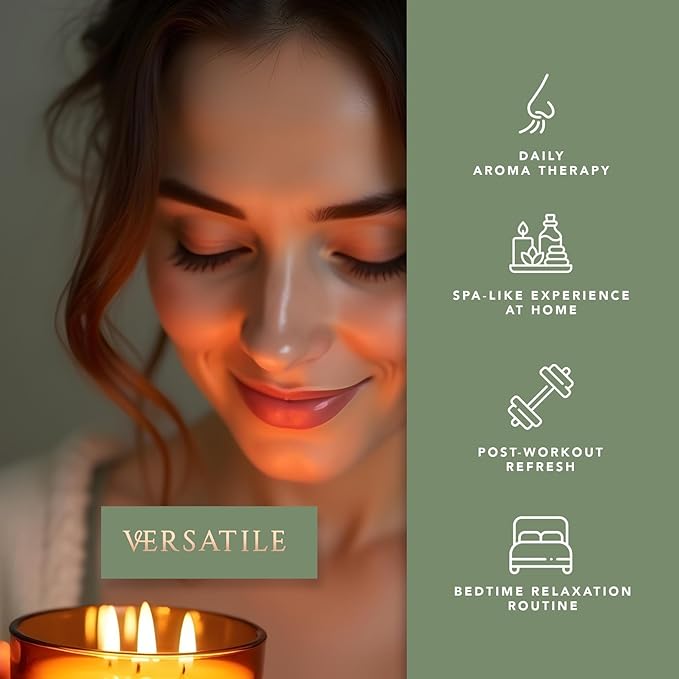 Pecksniff's Re-Charge Invigorating 3-Wick Candle - Cinnamon & Ginger Aroma, Premium Quality Wax, 283g, Long-Lasting Scent for Focus and Energy