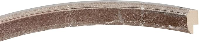 OVALCREST Oval Beveled Wall Mirror for Home Decor - Toronto Style - Champagne Silver - 26" x 20"