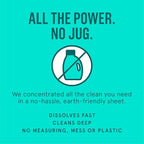 Rella Powerful Laundry Detergent Sheets, 120 Loads, Family Owned & Operated, Fresh Linen Scent, Biodegradable, Eco Friendly, Travel Laundry Detergent Sheets