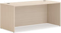 HON MOD Executive Desk 66-Inch Large Computer Desk Shell, Thick Wooden Laminate, Modern Table with Cord Management, 66" W x 30" D x 29" H, Desert Oak