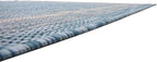 Unique Loom Outdoor Border Collection Area Rug - Soft Border (5' 1" x 8' Rectangle, Aquamarine/ Ivory)