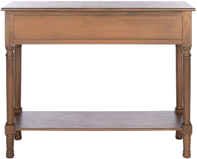 SAFAVIEH Home Collection Landers Brown 2-Drawer Console Table CNS5710C