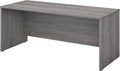 Bush Business Furniture Studio C 72W Computer Desk with Wire Management and Modesty Panel in Platinum Gray, Professional Table for Home Office and Corporate Office