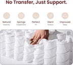 Full Size Mattress Balanced Firm with Breathable CertiPUR-US Certified Hard Foam for Single, Coils Hybrid Bed in a Box Fits Small Spaces, Absorb Noise & Pressure Relief - 74" Lx 53" Wx 12" H