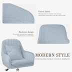 Cute Office Chair - Adjustable Task Chair, Modern & Comfortable, 360 Swivel, Mid Back, Suitable for Home Office & Living Room