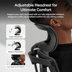 Autonomous ErgoChair Pro Ergonomic Office Chair Foam Grey Adjustable Lumbar Support, Rolling Swivel - Home Office Desk Chairs with Wheels and Arms - Ergonomic Desk Chair Comfy for Gaming & Long Hours