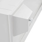 Crosley Furniture Lydia Accent Storage Cabinet, Bar, Buffet for Kitchen, Living Room, or Entryway, White