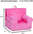 DIBSIES Personalized Creative Wonders Toddler Chair - Ages 1.5 to 4 Years Old (Unpersonalized Princess Pink)