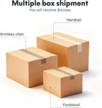 FLEXISPOT SF6 Modular Sectional Sofa with Storage Ottoman, 3-Seater L-Shaped Cloud Sectional Couch, 100.4" Wide Comfy Upholstered Sofa Couch for Living Room Apartment, Chenille White