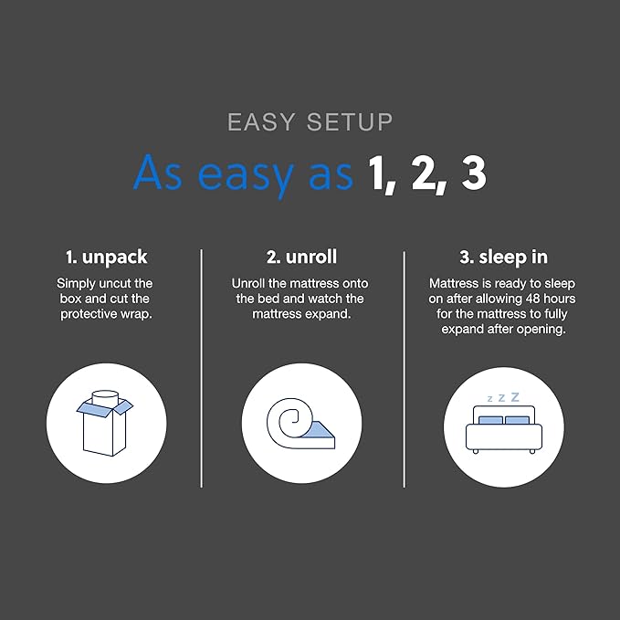 Signature Design by Ashley Full Size Chime 8 Inch Medium Firm Innerspring Mattress with Pressure Relief Quilt Foam, Fiberglass Free, Mattress In A Box