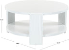 SAFAVIEH Couture Collection Liabella White Round Coffee Table