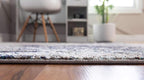 Unique Loom Trellis Frieze Collection Area Rug - Geometric (5' Square, Blue Multi/ Ivory)