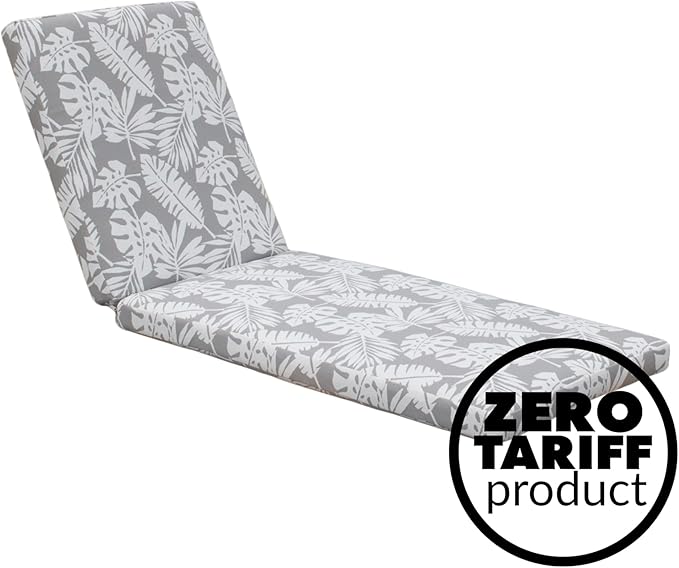 Tommy Bahama Chaise Cushion, 26" X 82" X 2.5", Tropical Chrome