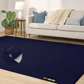 GORILLA GRIP Slip Resistant Soft Washable Stain Resistant Area Rug, Plush Thick Carpet for Nursery, Bedroom, Living Room, Non-Shedding Floor Rugs, Kid and Pet Friendly, Baby Home Decor, 4x6, Navy Blue