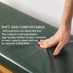 latifolia Solid Wood Bench, Entryway Shoe Bench with Cushion, 2 Tier Shoe Storage Organizer for Hallway, Living Room(Green,21.65''L)